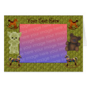 Rocking Horses Teddy Bear Photo (Front Horizontal)