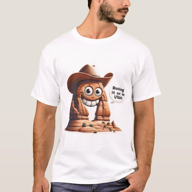 Rocking it out in Utah T-Shirt (Front)