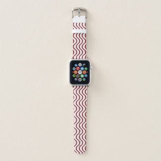 Rocking Red Wave Apple Watch Band
