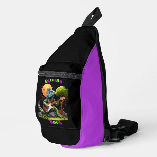 Rocking Reptiles Sunset Serenade (2) Sling Bag (Right Corner)