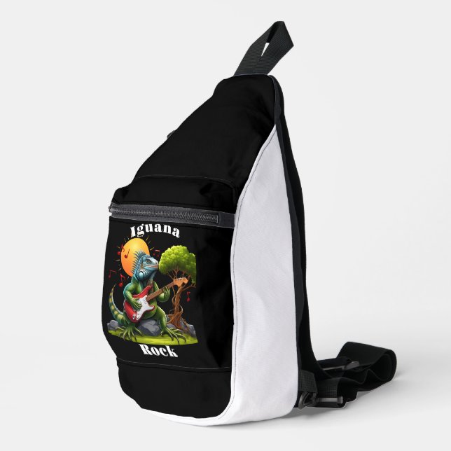 Rocking Reptiles Sunset Serenade Sling Bag (Right Corner)