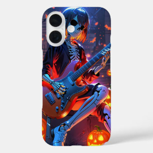 Rocking Skeleton iPhone 16 Case