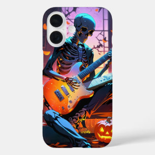 Rocking Skeleton iPhone 16 Case