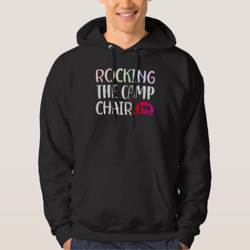 Rocking The Camp Chair Camping Boondocking For Kid Hoodie