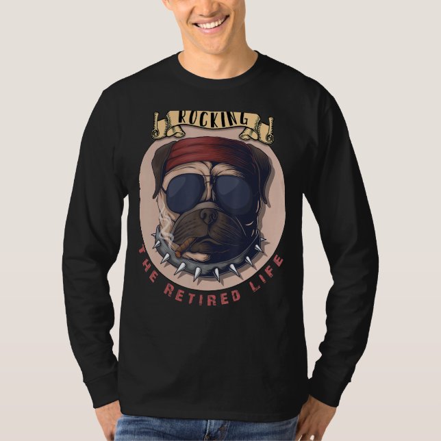 Rocking The Retire Life Retirement 2022 Retired Da T-Shirt (Front)