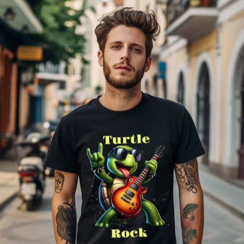 Rocking Turtle Jam Session T_Shirt