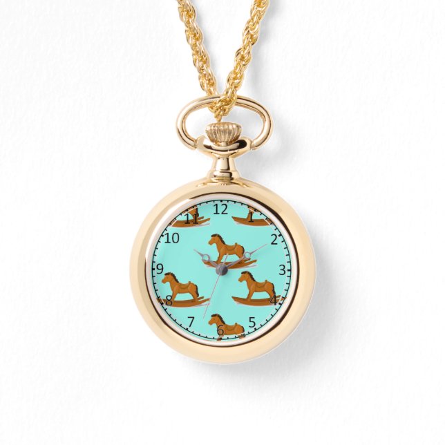 Rocking wooden horse watch (Front)