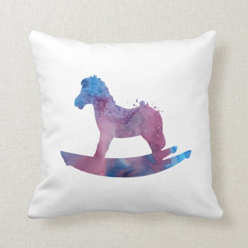 Rockinghorse Throw Pillow