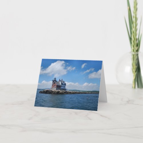 Rockland Breakwater Light notecard 1