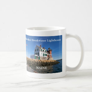 Rockland Breakwater Lighthouse, Maine Mug
