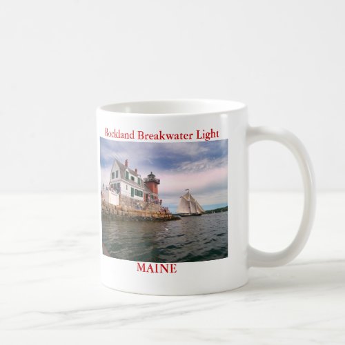 Rockland Breakwater Lighthouse Maine Mug