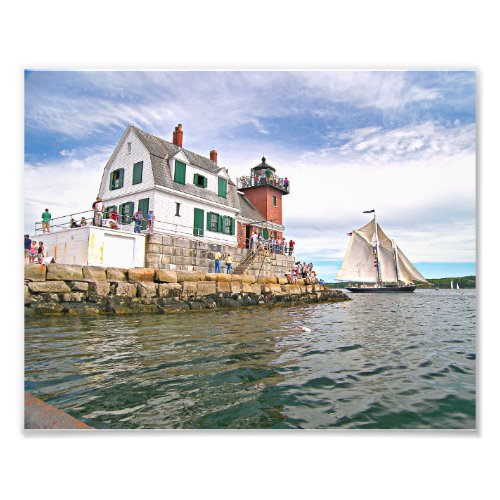 Rockland Breakwater Lighthouse Maine Photo Print