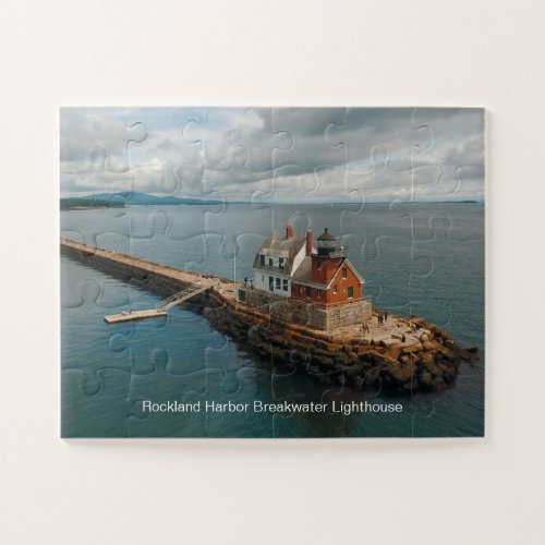 Rockland Harbor Breakwater Lighthouse Jigsaw Puzzle