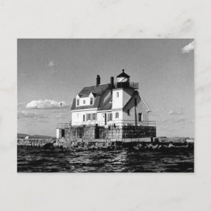 Rockland Harbor Breakwater Lighthouse Postcard