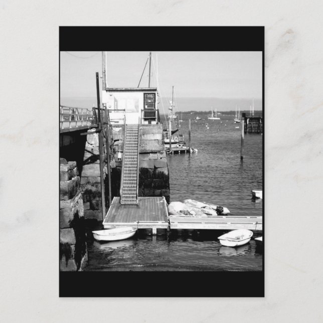 Rockland Harbor Postcard (Front)