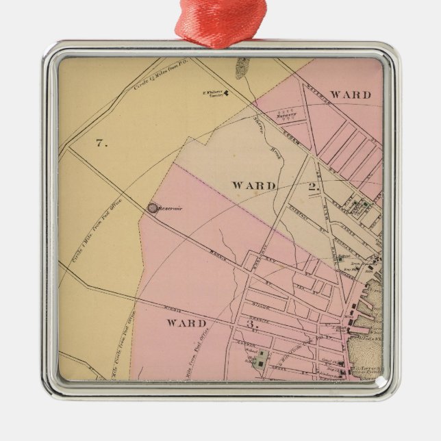 Rockland, Maine Metal Ornament (Front)