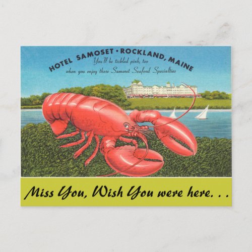 Rockland Maine Postcard