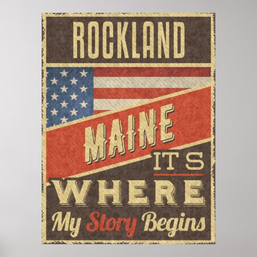 Rockland Maine Poster