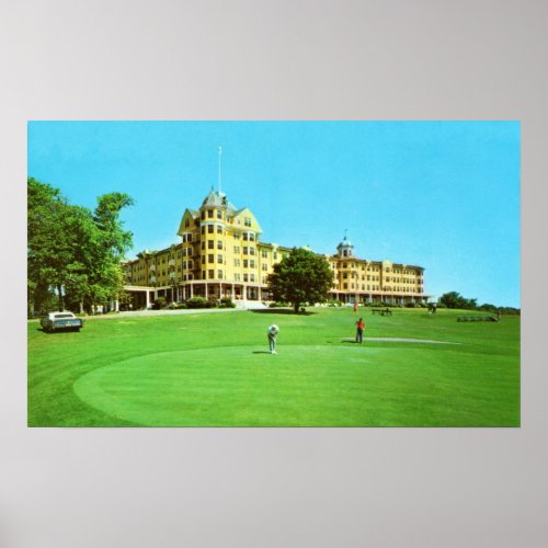 Rockland Maine Samoset Hotel Circa 1970 Poster