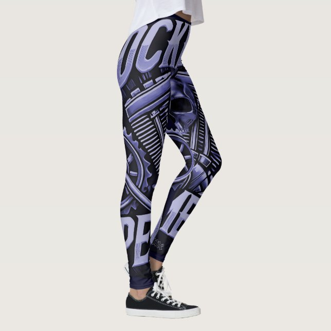 Rockmusic Speedmetal Festival Leggings (Right)