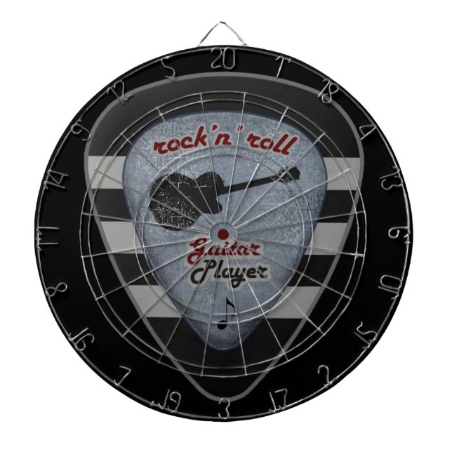 rock'n' roll forever dart board (Front)