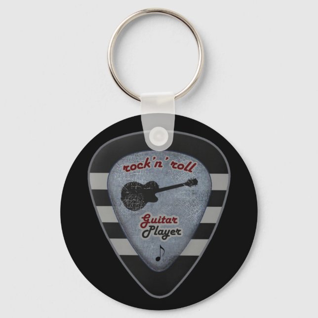 rock'n' roll forever keychain (Front)