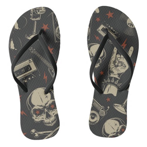 RockN RollPunk Flip Flops