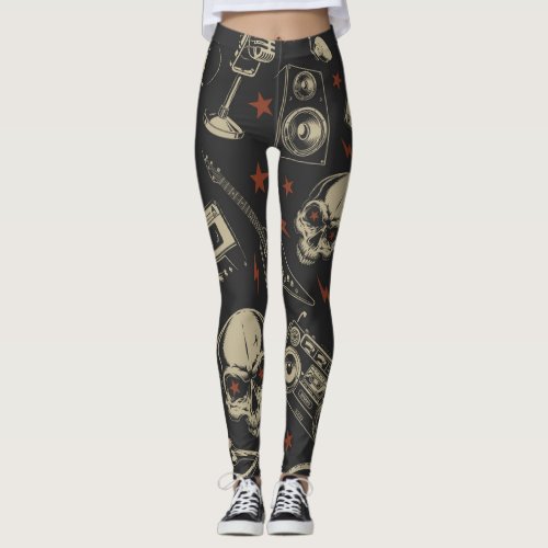 RockN RollPunk Leggings