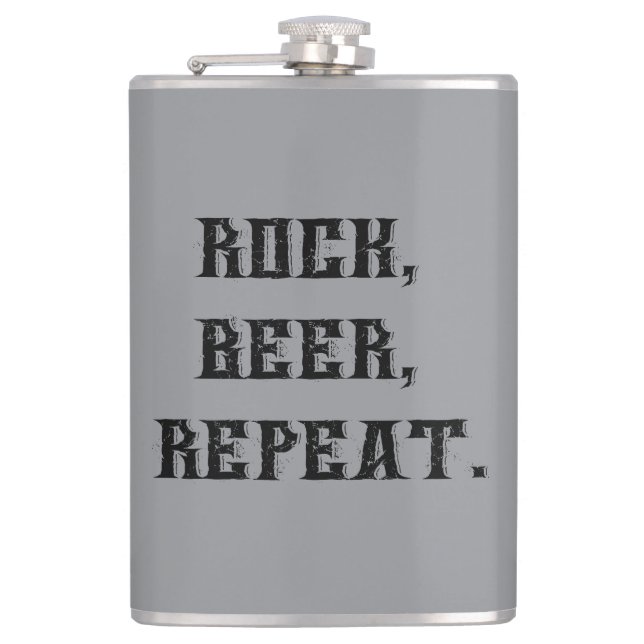 Rock'n'Roll Flask (Front)