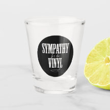 RockonWallUSA - Sympathy for the Vinyl Shot Glass
