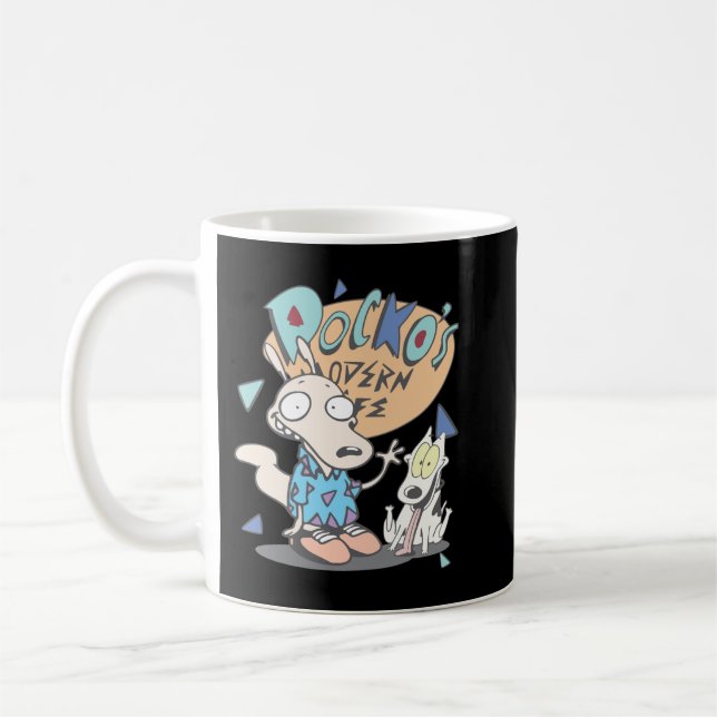 Rockos Modern Life Coffee Mug (Left)