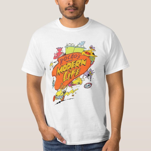 Rocko's Modern Life funny T-Shirt (Front)