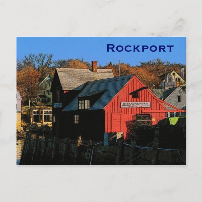 Rockport (Motif #1) Postcard (Front)