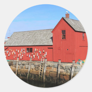 Rockport Motif Number 1 (2) Classic Round Sticker