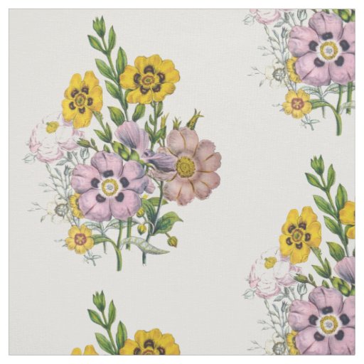 Rockroses Fabric