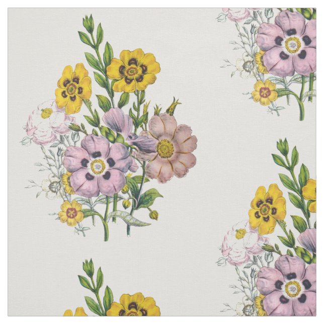 Rockroses Fabric (Swatch)