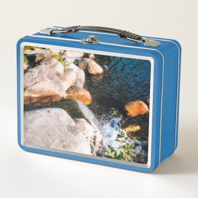 Rocks and Falls Metal Lunch Box (Front)