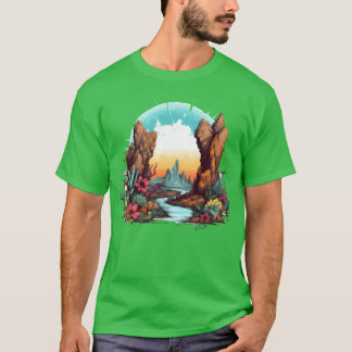 Rocks and Flowers girl T-Shirt
