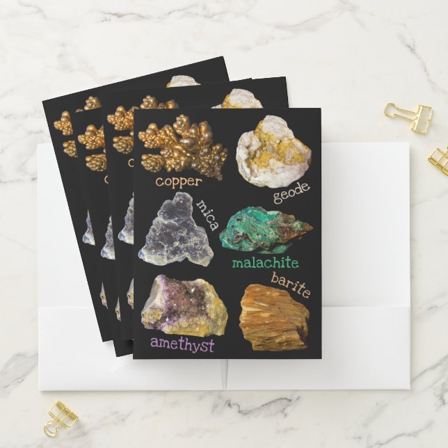 Rocks and Minerals Nature Photography Pocket Folder (In Situ)