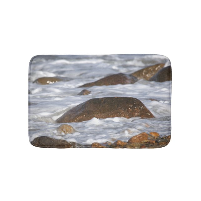 Rocks and Waves Bath Mat (Front)