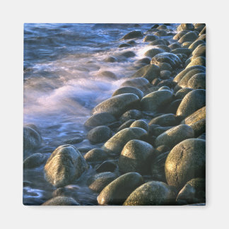 Rocks and Waves Square Magnet