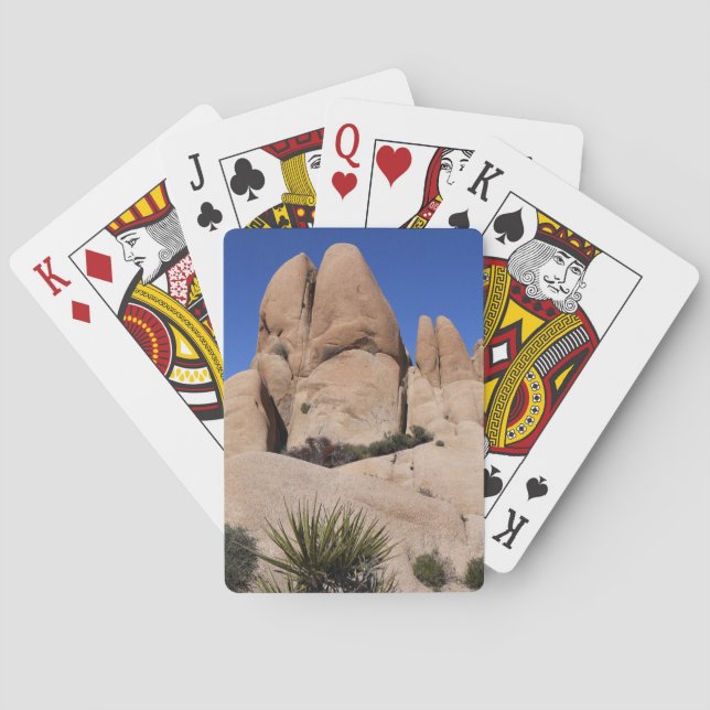 Rocks at Joshua Tree National Park Poker Cards (Back)