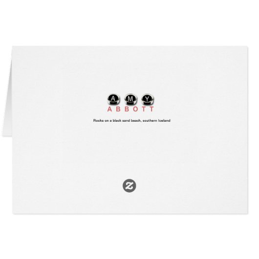 Rocks, Black Sand Beach, Iceland (Back Horizontal)