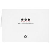 Rocks, Black Sand Beach, Iceland Cards (Back Horizontal)
