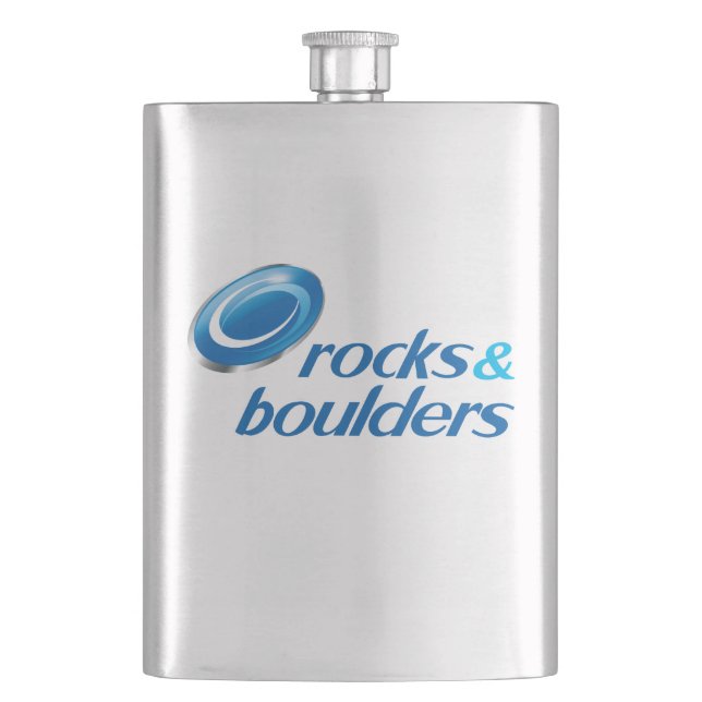Rocks & Boulders (Parody) Flask (Front)