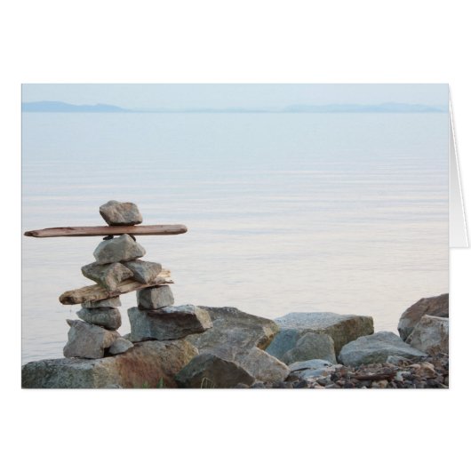 rocks by beach cards (Front Horizontal)