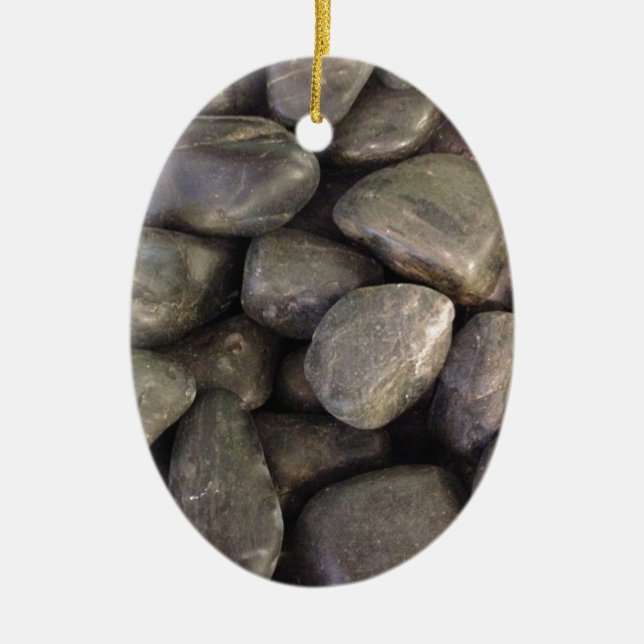 Rocks Ceramic Ornament (Front)