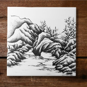 Rocks Ceramic Tile