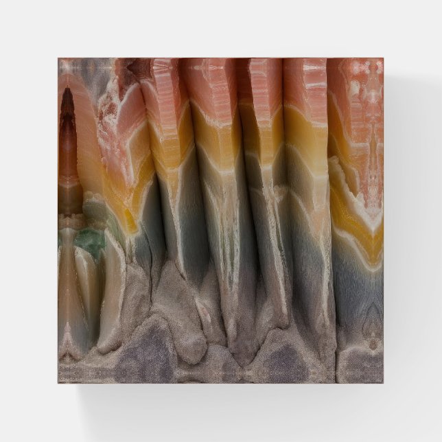 Rocks Gemstone Minerals Paperweight (Front)