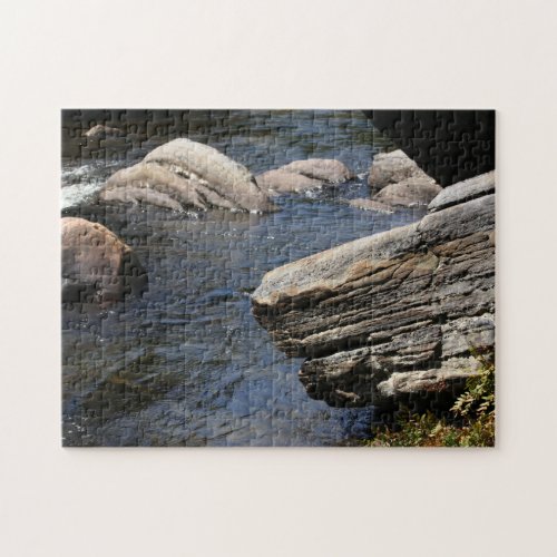 Rocks In Stream Nature  Jigsaw Puzzle